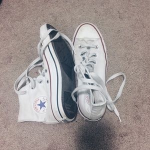 white high top converse